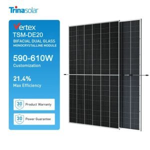 Trina Vertex Monocrystalline Module 590w, 595w,600w, 605w,610w