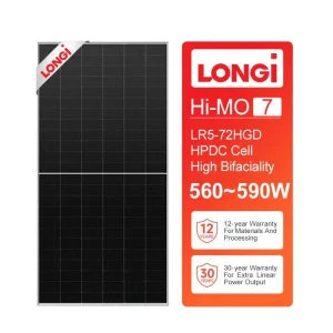 Longi Himo 7 LR5-72HGD 560 واط، 565 واط، 570 واط، 575 واط، 580 واط، 585 واط، 590 واط