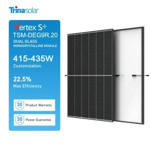 Trina Dual glass Monocrystalline Module 415w, 420w, 425w, 430w,435w
